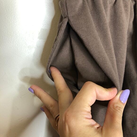 Gymshark Jogger Sweatpants Brown Olive Drawstring Waist Small - Picture 6 of 8